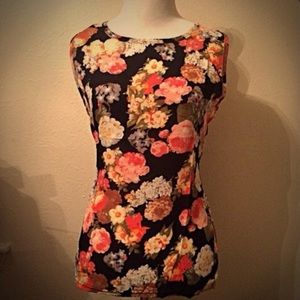 Floral & Black Blouse!